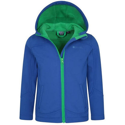 Red - Pack Shot - Mountain Warehouse Childrens-Kids Exodus Water Resistant Soft Shell Jacket