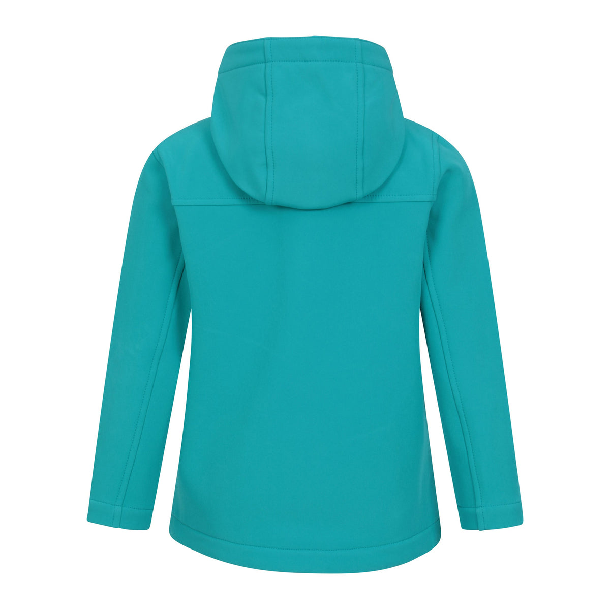 Teal - Back - Mountain Warehouse Childrens-Kids Exodus Water Resistant Soft Shell Jacket