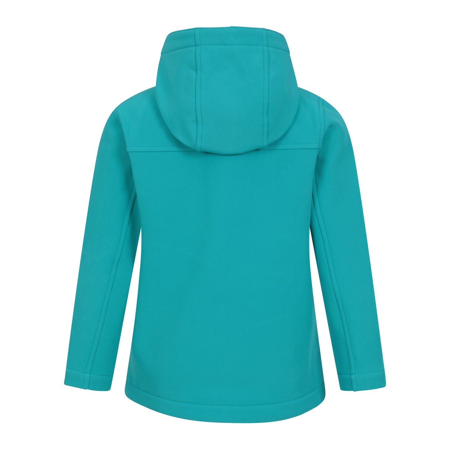 Teal - Back - Mountain Warehouse Childrens-Kids Exodus Water Resistant Soft Shell Jacket
