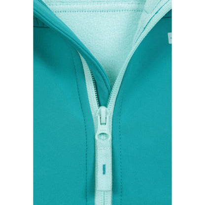 Teal - Pack Shot - Mountain Warehouse Childrens-Kids Exodus Water Resistant Soft Shell Jacket