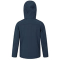 Navy - Back - Mountain Warehouse Childrens-Kids Exodus Water Resistant Soft Shell Jacket