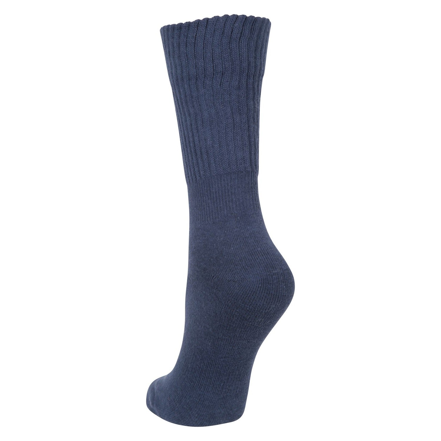 Navy - Back - Mountain Warehouse Womens-Ladies Anti-Chafe Boot Socks