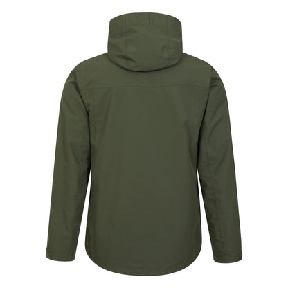 Green - Back - Mountain Warehouse Mens Brisk Extreme Waterproof Jacket