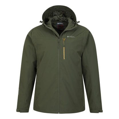 Green - Pack Shot - Mountain Warehouse Mens Brisk Extreme Waterproof Jacket