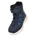 Navy - Close up - Mountain Warehouse Childrens-Kids Denver Adaptive Waterproof Snow Boots