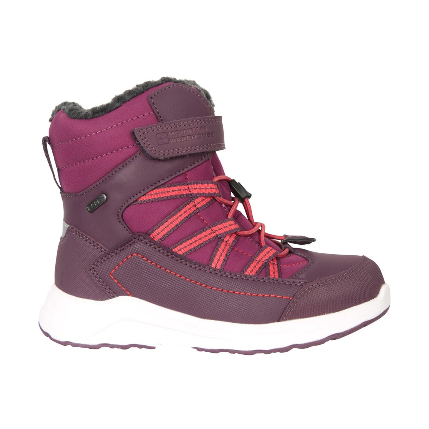 Berry - Lifestyle - Mountain Warehouse Childrens-Kids Denver Adaptive Waterproof Snow Boots