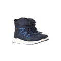 Navy - Front - Mountain Warehouse Childrens-Kids Denver Adaptive Waterproof Snow Boots