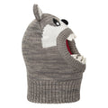 Grey - Pack Shot - Mountain Warehouse Childrens-Kids Fleece Lined Balaclava