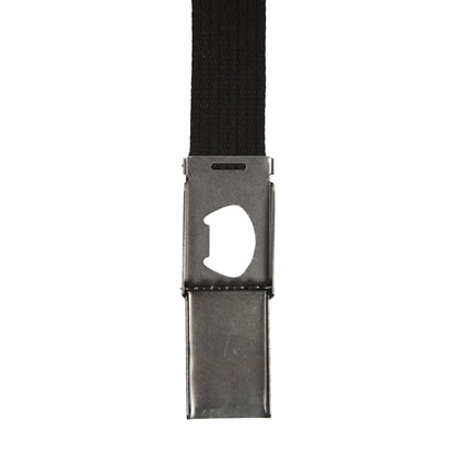 Black - Side - Mountain Warehouse Mens Canvas Belt