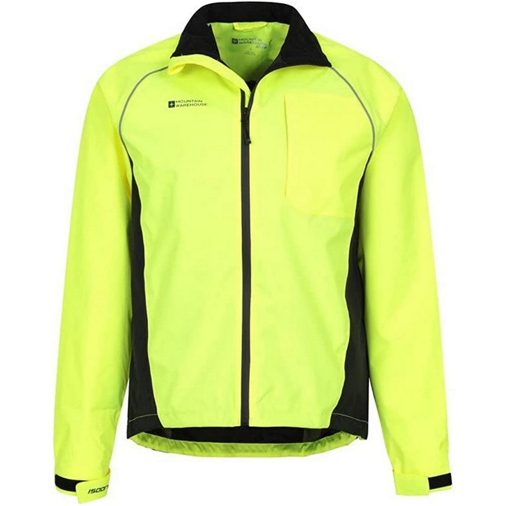 Yellow - Pack Shot - Mountain Warehouse Womens-Ladies Adrenaline Iso-Viz Waterproof Jacket