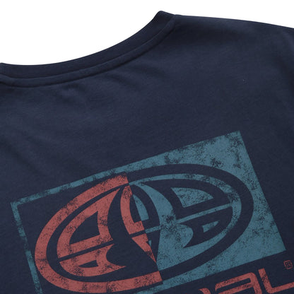 Navy - Pack Shot - Animal Mens Jacob Logo T-Shirt