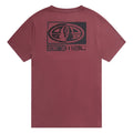 Burgundy - Back - Animal Mens Jacob Logo T-Shirt