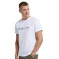 White - Close up - Animal Mens Jacob Logo T-Shirt