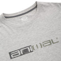 Grey - Side - Animal Mens Jacob Logo T-Shirt