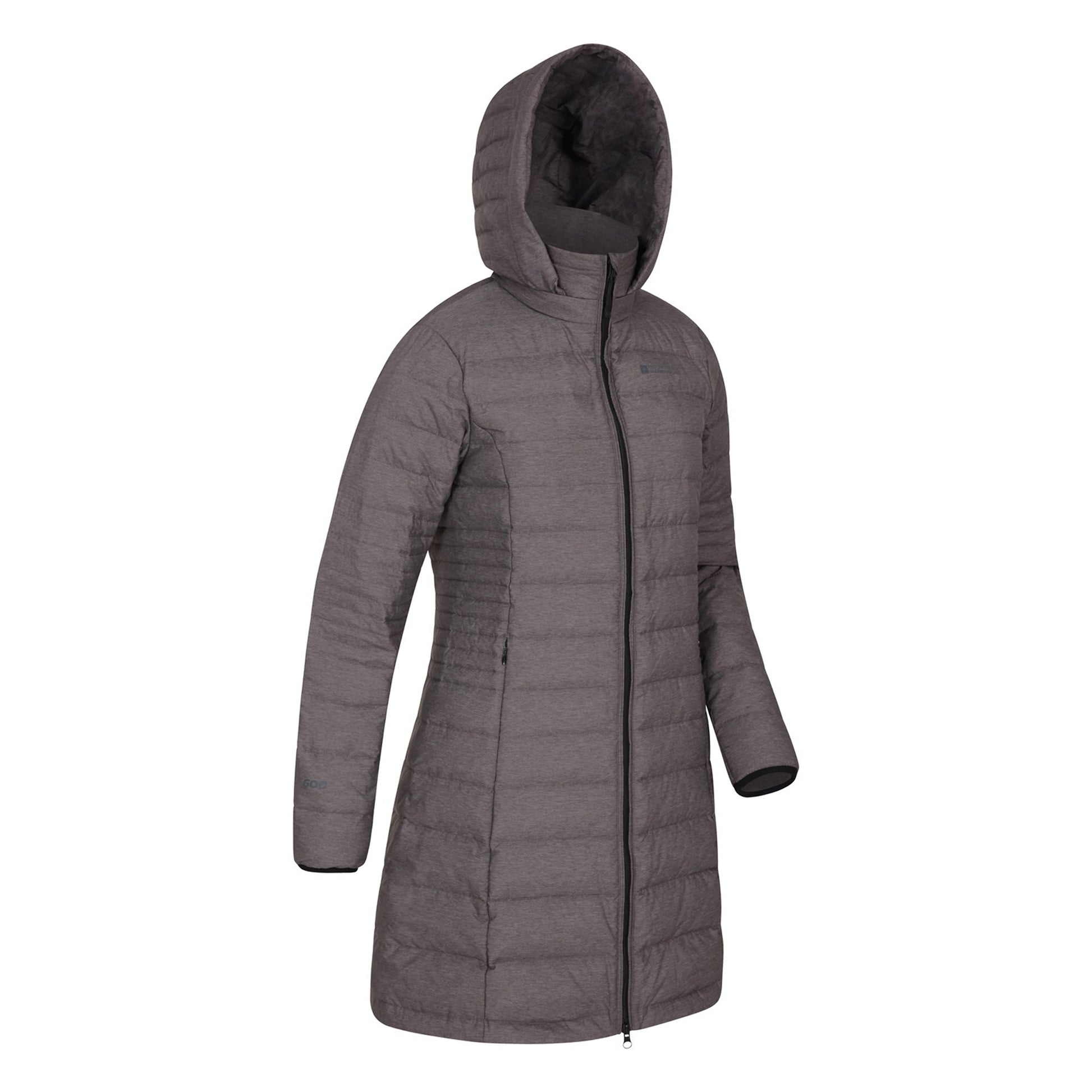 Dark Grey - Lifestyle - Mountain Warehouse Womens-Ladies Furnace Down Long Length Padded Jacket