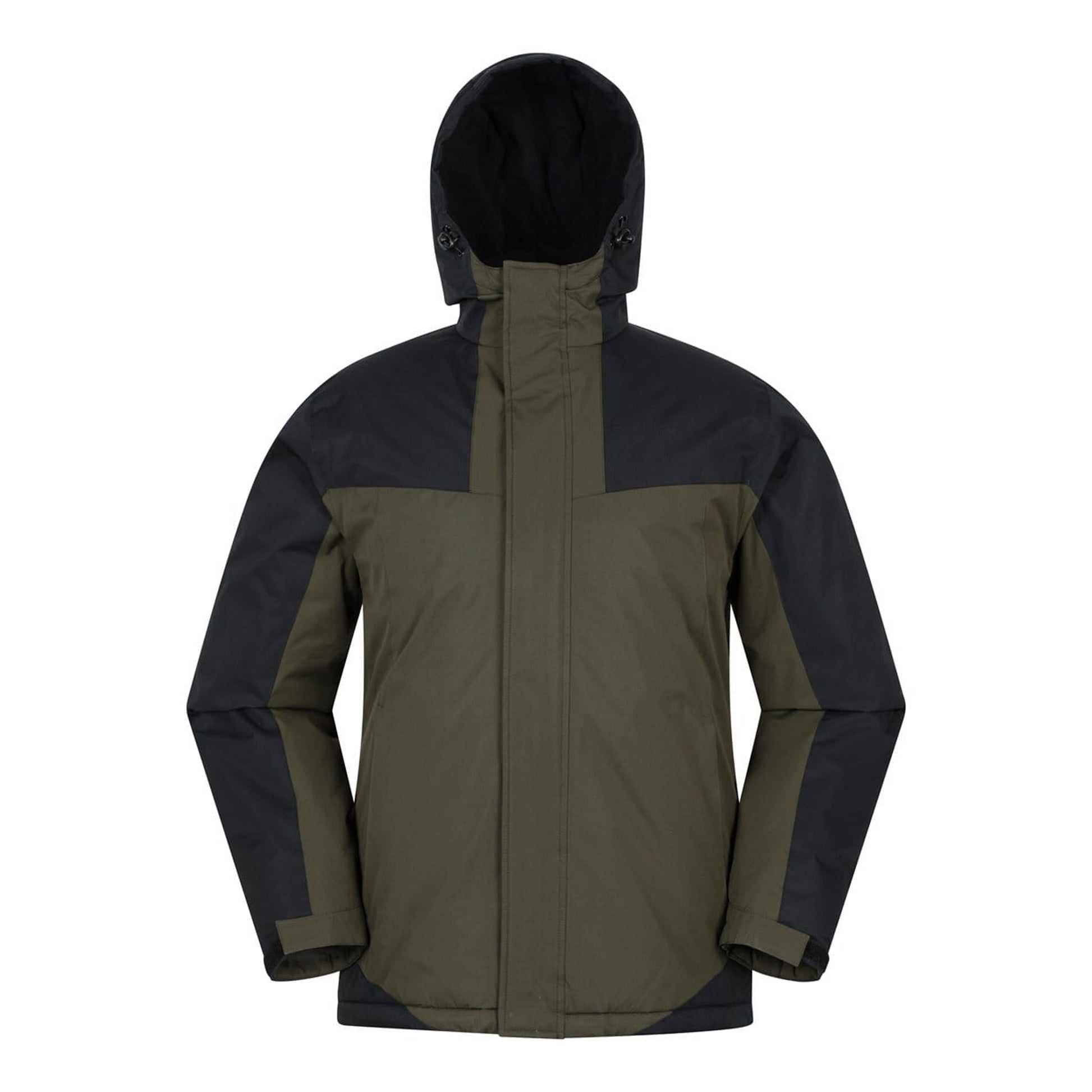 Dark Khaki - Side - Mountain Warehouse Mens Ski Jacket & Trousers