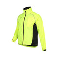 Yellow - Close up - Mountain Warehouse Mens Adrenaline Iso-Viz Waterproof Jacket
