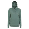Green - Front - Mountain Warehouse Womens-Ladies Wanderlust Embroidered Hoodie