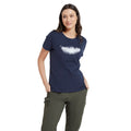 Navy - Lifestyle - Mountain Warehouse Womens-Ladies Feather Organic Cotton T-Shirt