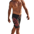 Black - Side - Animal Mens Brett Recycled Boardshorts