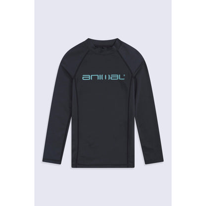 Teal - Front - Animal Childrens-Kids Sonny Rash Guard