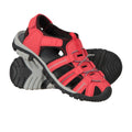 Dark Red - Pack Shot - Mountain Warehouse Childrens-Kids Bay Sports Sandals