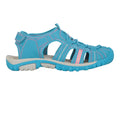 Light Teal - Back - Mountain Warehouse Childrens-Kids Bay Sports Sandals