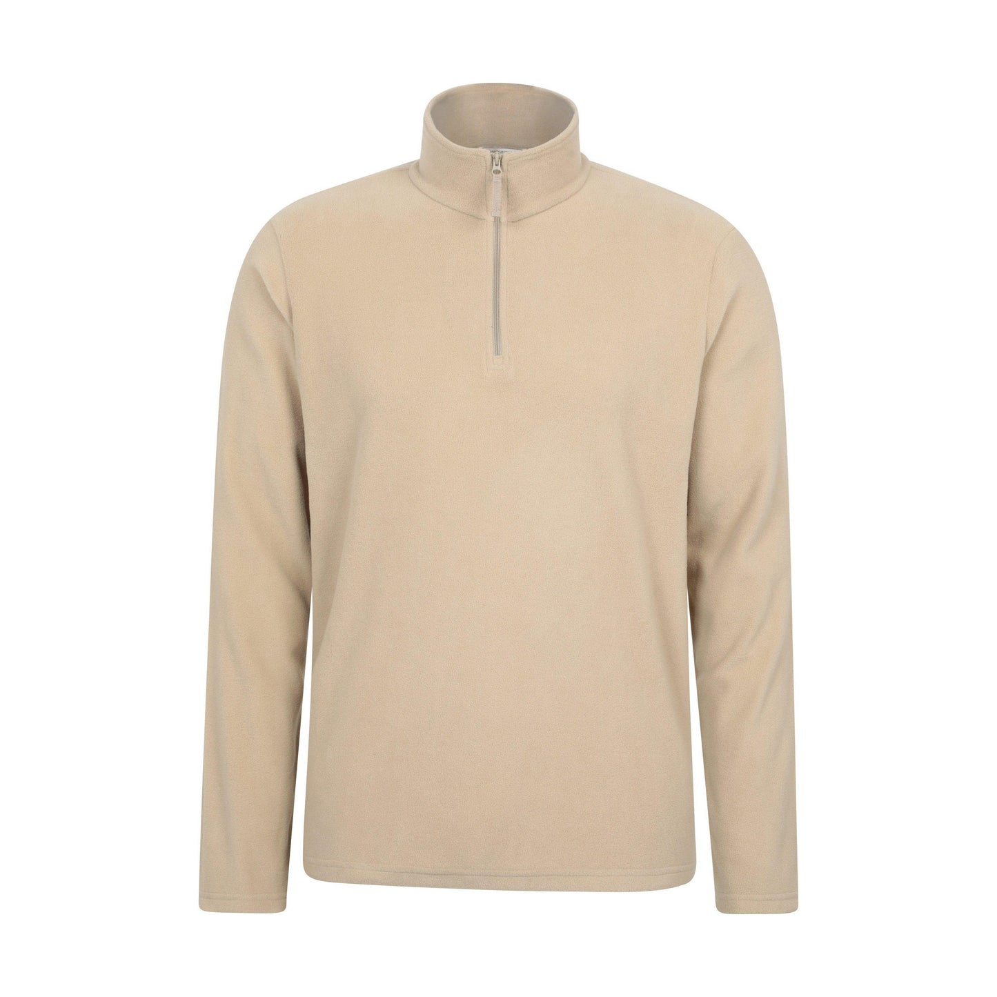 Off White - Front - Mountain Warehouse Mens Camber II Half Zip Fleece Top