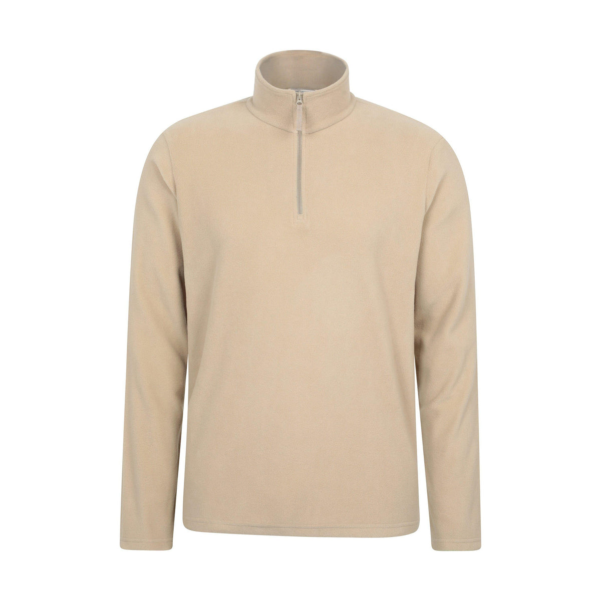 Off White - Front - Mountain Warehouse Mens Camber II Half Zip Fleece Top