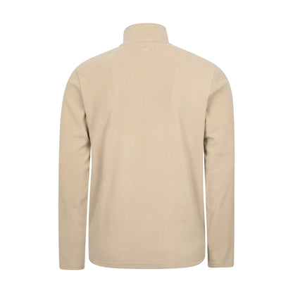 Off White - Back - Mountain Warehouse Mens Camber II Half Zip Fleece Top