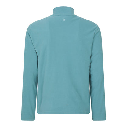 Bright Blue - Back - Mountain Warehouse Mens Camber II Half Zip Fleece Top