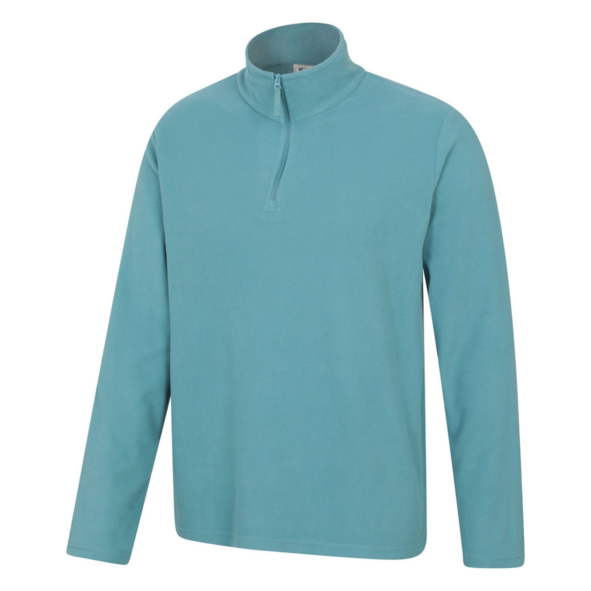 Bright Blue - Side - Mountain Warehouse Mens Camber II Half Zip Fleece Top