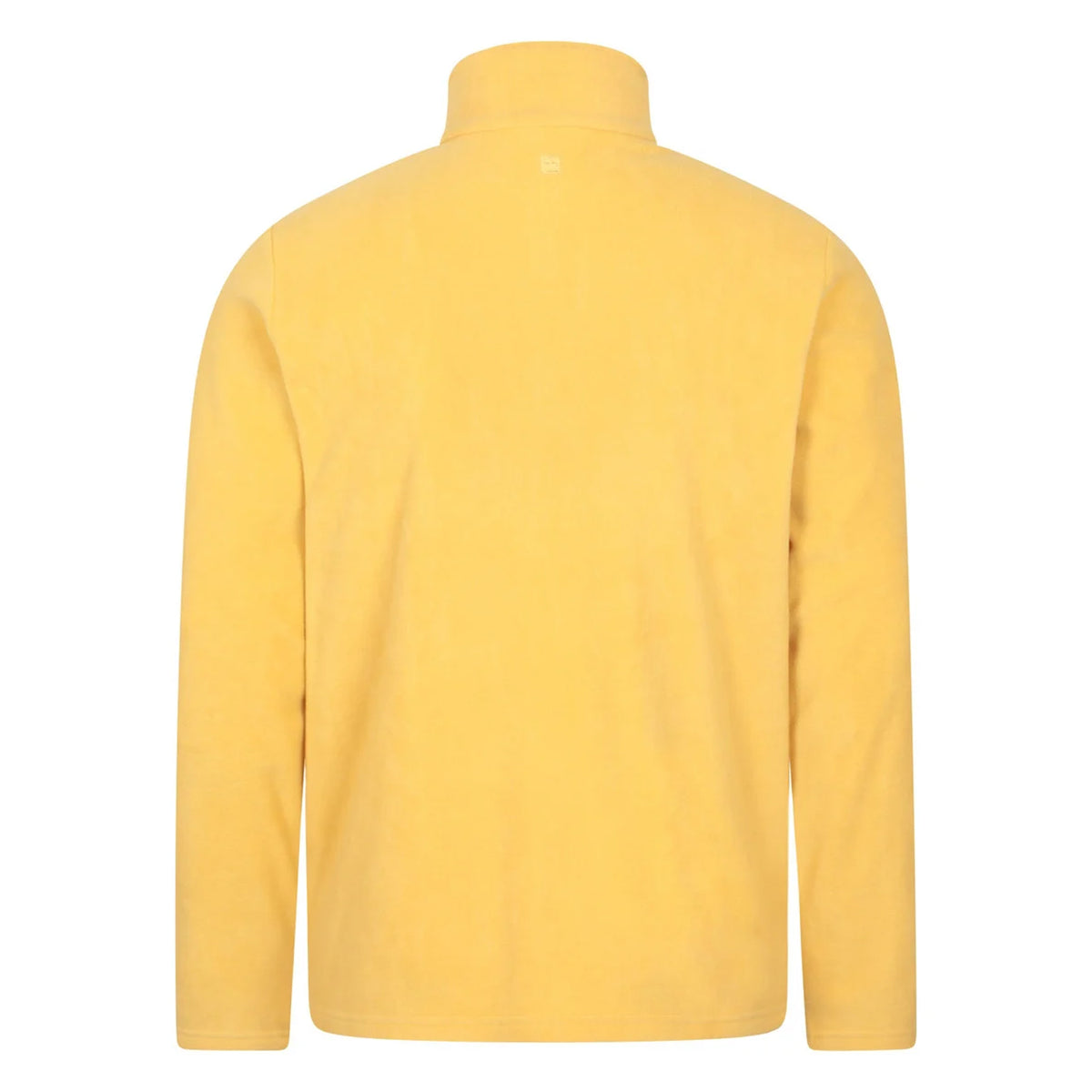 Bright Yellow - Back - Mountain Warehouse Mens Camber II Half Zip Fleece Top