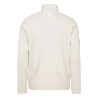 Cream - Back - Mountain Warehouse Mens Camber II Half Zip Fleece Top
