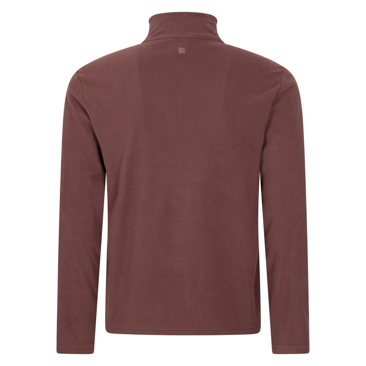 Dark Brown - Back - Mountain Warehouse Mens Camber II Half Zip Fleece Top