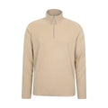 Off White - Front - Mountain Warehouse Mens Camber II Camo Half Zip Fleece Top