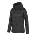 Grey - Side - Mountain Warehouse Womens-Ladies Idris II Cowl Neck Fleece Top