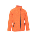 Orange - Side - Mountain Warehouse Childrens-Kids Snowdonia II Fleece Jacket