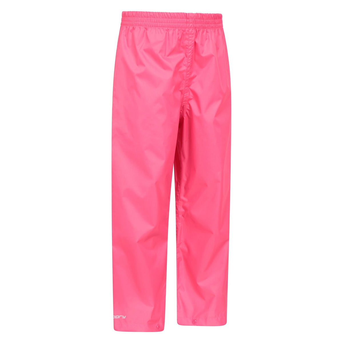 Bright Pink - Lifestyle - Mountain Warehouse Childrens-Kids Pakka II Waterproof Over Trousers