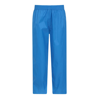 Cobalt - Front - Mountain Warehouse Childrens-Kids Pakka II Waterproof Over Trousers