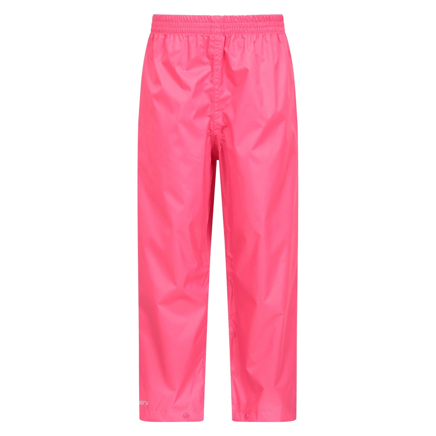 Bright Pink - Front - Mountain Warehouse Childrens-Kids Pakka II Waterproof Over Trousers