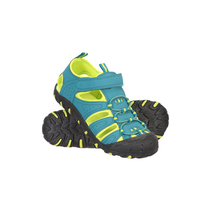 Green - Close up - Mountain Warehouse Childrens-Kids Coastal Sports Sandals