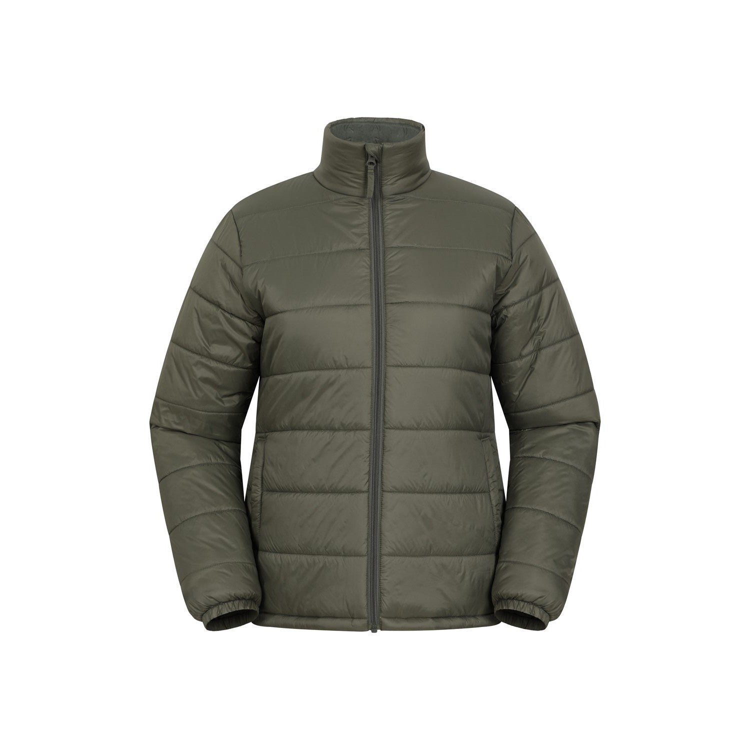 Green - Front - Mountain Warehouse Womens-Ladies Essentials Lightweight Padded Jacket