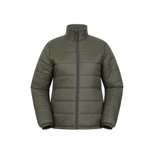 Green - Front - Mountain Warehouse Womens-Ladies Essentials Lightweight Padded Jacket