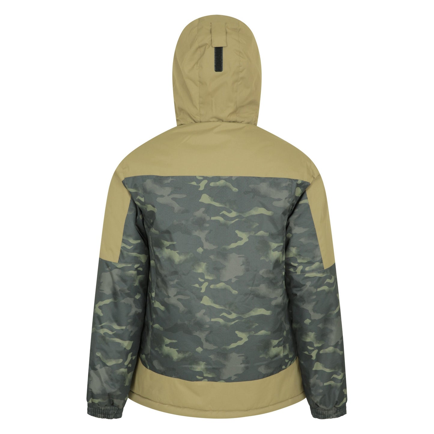 Dark Khaki - Back - Mountain Warehouse Mens Shadow Camouflage Ski Jacket