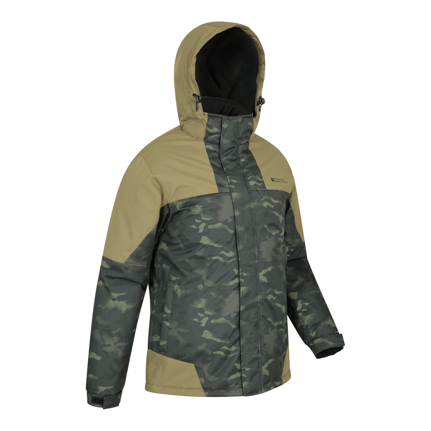 Dark Khaki - Lifestyle - Mountain Warehouse Mens Shadow Camouflage Ski Jacket