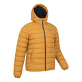 Mustard - Back - Mountain Warehouse Mens Seasons Faux Fur Lined Padded Jacket