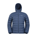 Navy - Front - Mountain Warehouse Mens Seasons Faux Fur Lined Padded Jacket