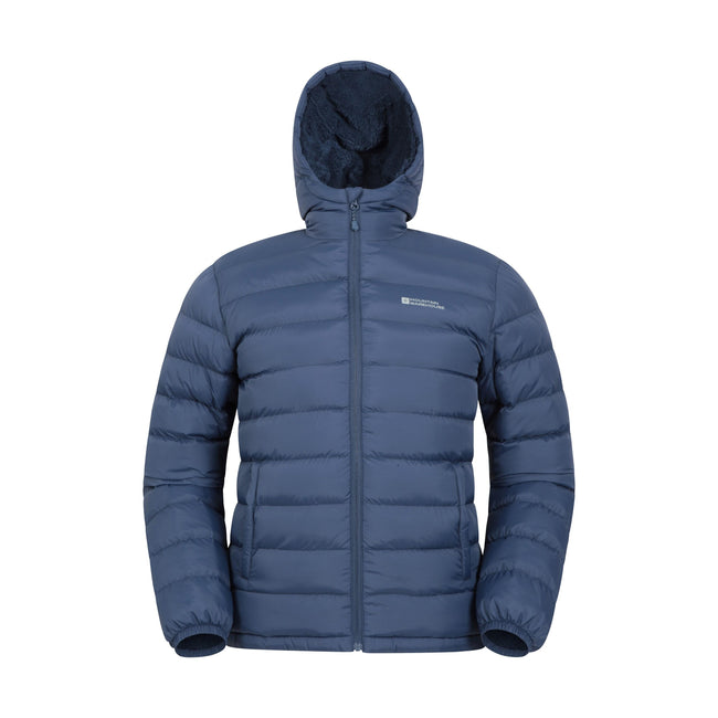 Fur lined padded coat clearance