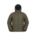 Green - Front - Mountain Warehouse Mens Seasons Faux Fur Lined Padded Jacket